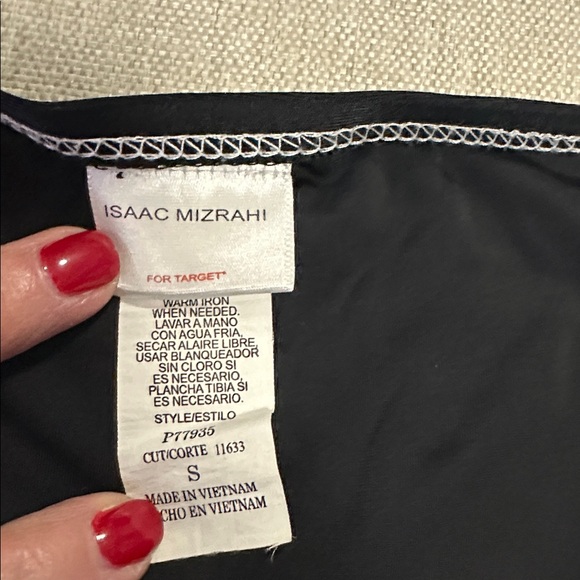 Isaac Mizrahi Black Bikini with Ring Detail Set Size S - Picture 9 of 9